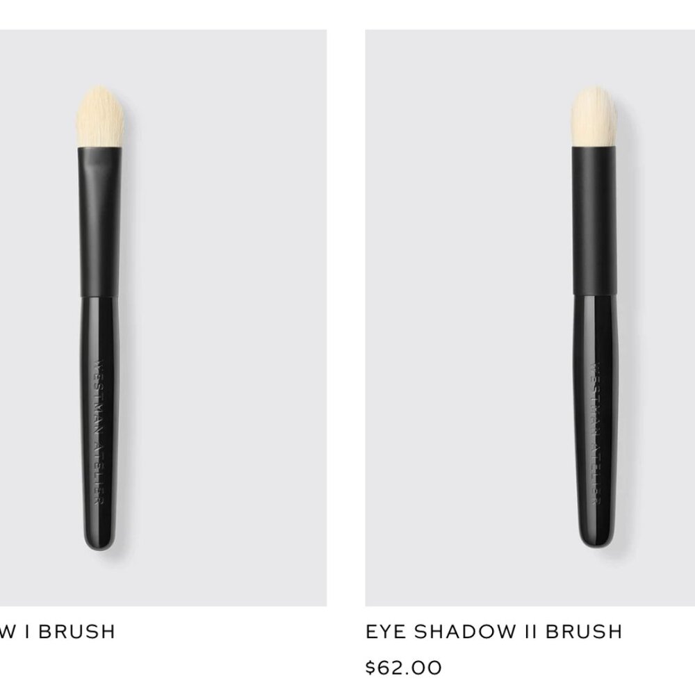 Westman Atelier Eyeshadow Brushes I and II